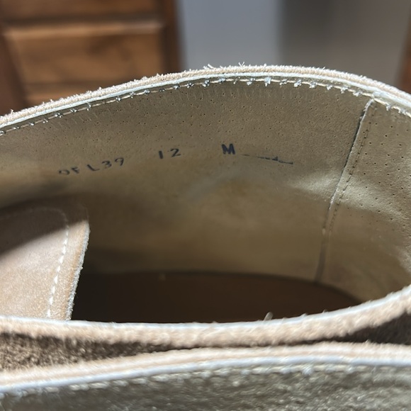 LL Bean men’s suede tan ankle boots, size 12M. - Picture 4 of 9